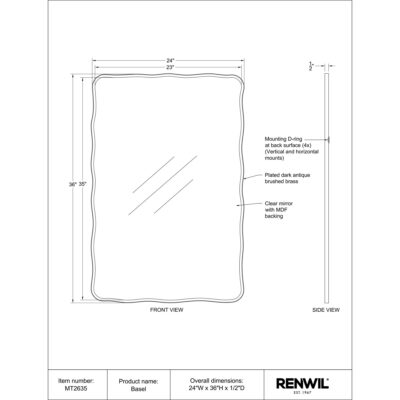 Basel Mirror 11 Basel Mirror MT2635 MT2635 6