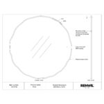 KNOX Vanity Mirror MT2734 MT2734 5