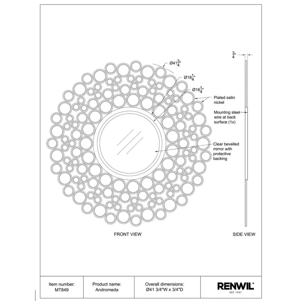 Andromeda Mirror MT849 MT849 TECH