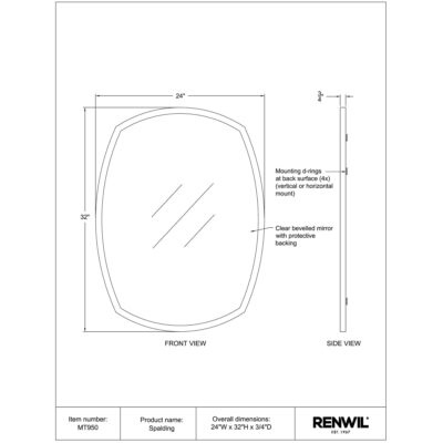 Spalding Mirror 6 Spalding Mirror MT950 MT950 3