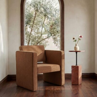 Harris Accent Chair Black And Beige Weave MU-1002-37 MU 1002 37 10