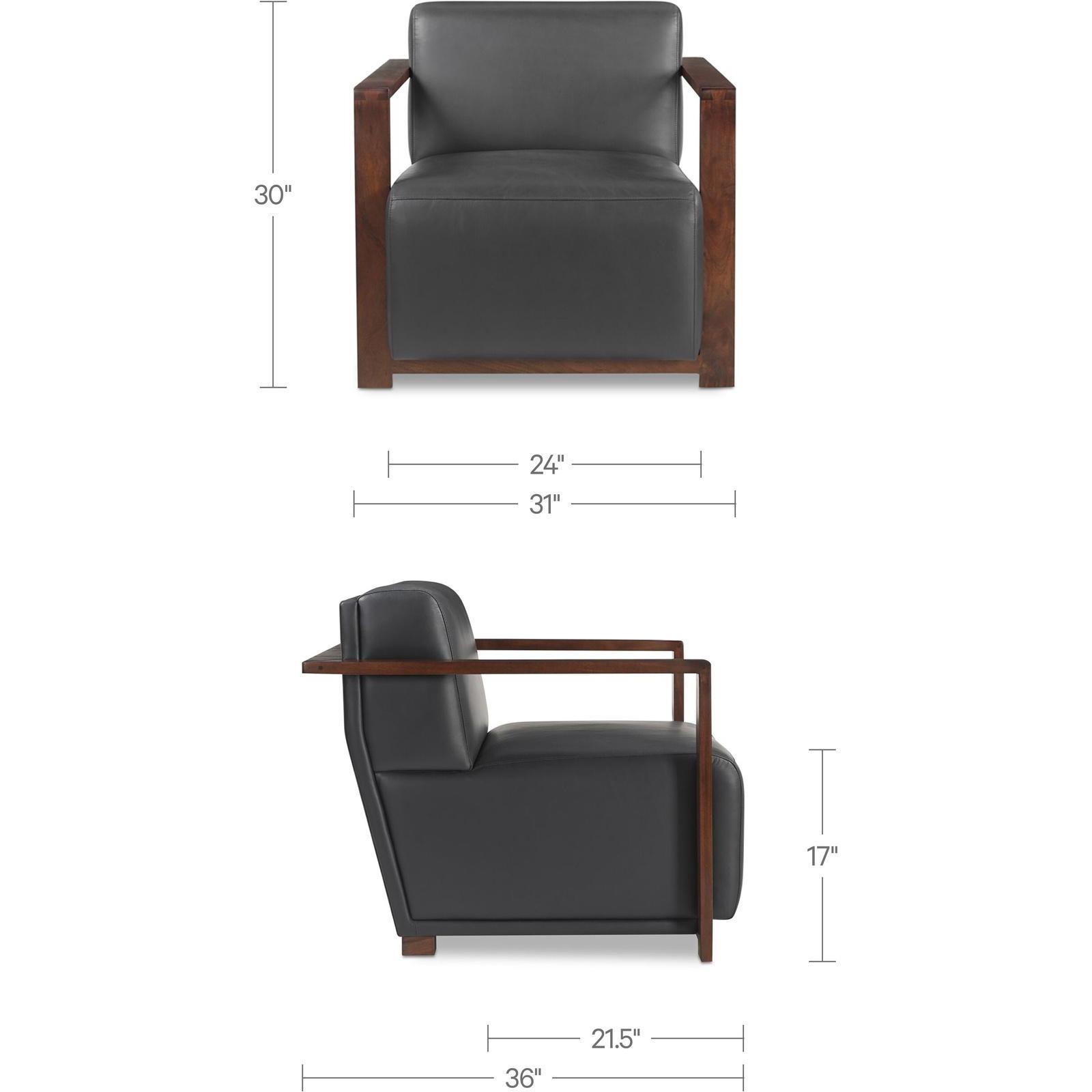 Barnes Accent Chair Black 3 Barnes Accent Chair Black - Image 3