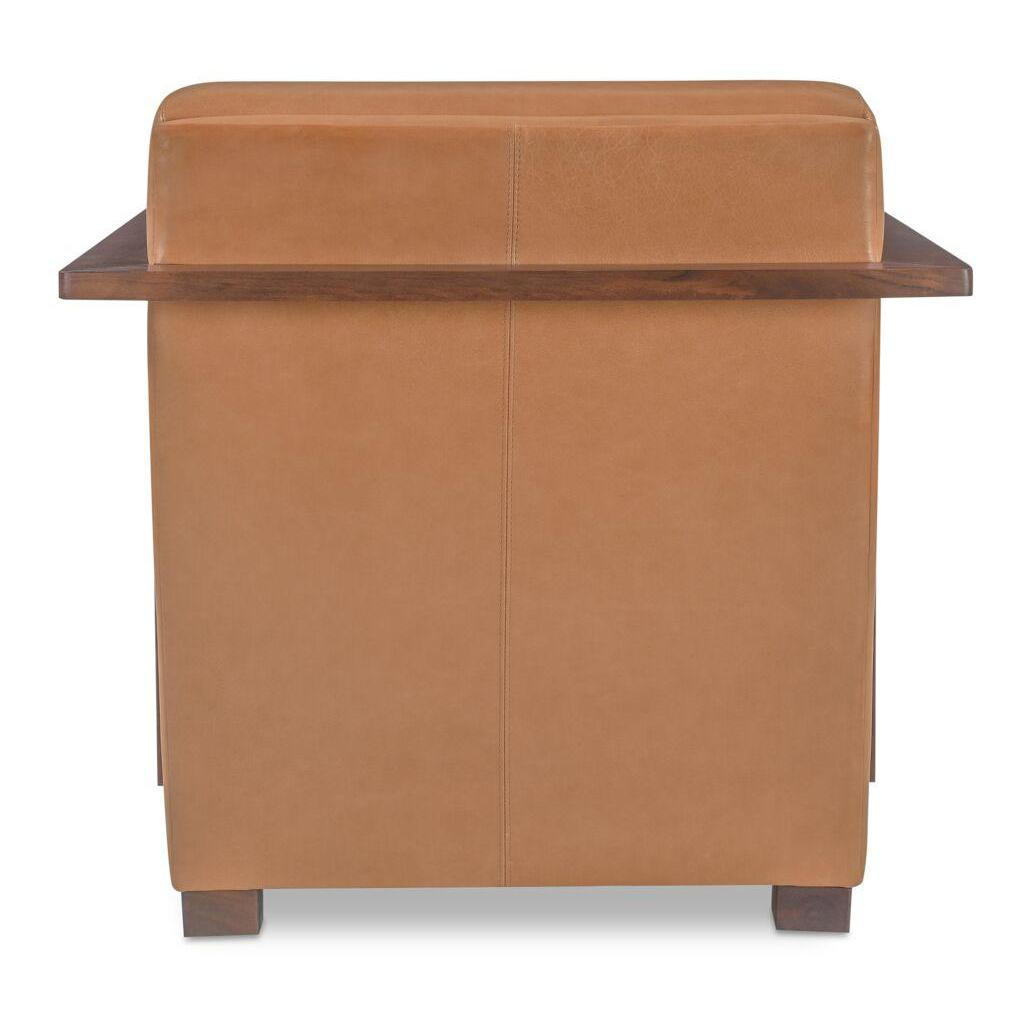 Barnes Accent Chair Tan 4 Barnes Accent Chair Tan - Image 4
