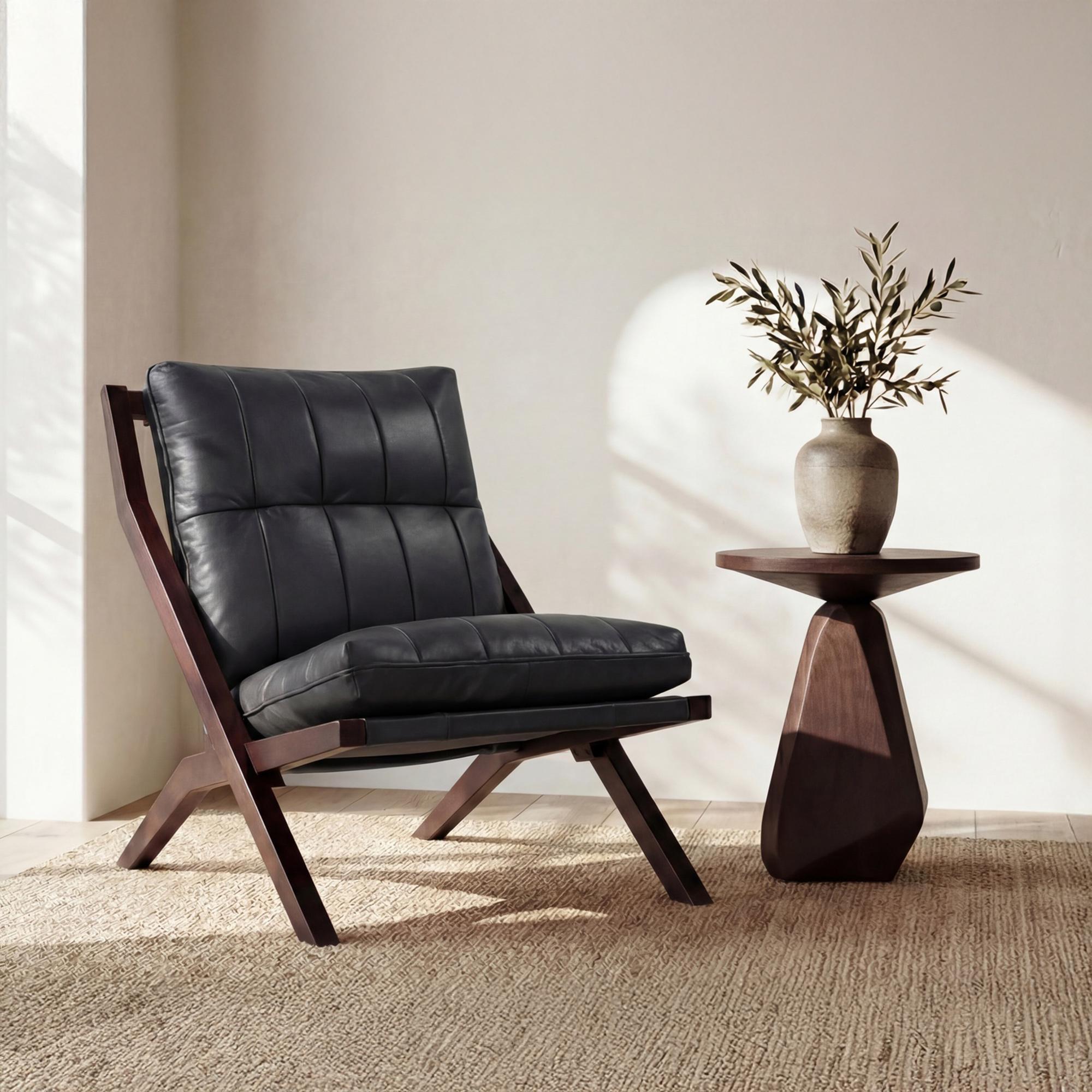 Preston Accent Chair Black 2 Preston Accent Chair Black - Image 2