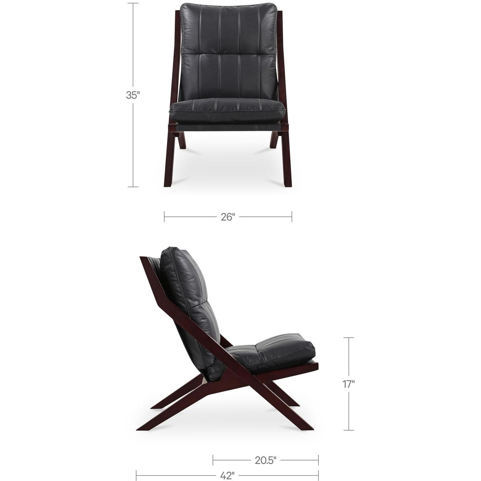 Preston Accent Chair Black 3 Preston Accent Chair Black - Image 3