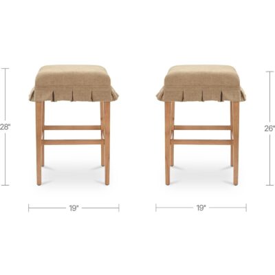 Anna Counter Stool Light Brown MU-1007-21 MU 1007 21 70 dim