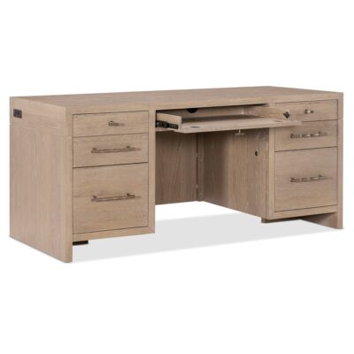 Margaritaville Mission Bay Executive Desk 12 Margaritaville Mission Bay Executive Desk MV-5962-10462-81 MV 5962 10462 81 back open silo