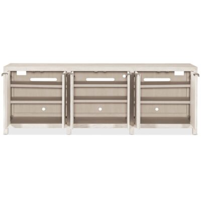 Margaritaville Solstice Credenza 8 Margaritaville Solstice Credenza MV-5969-55489-02 MV 5969 55489 02 straight open silo