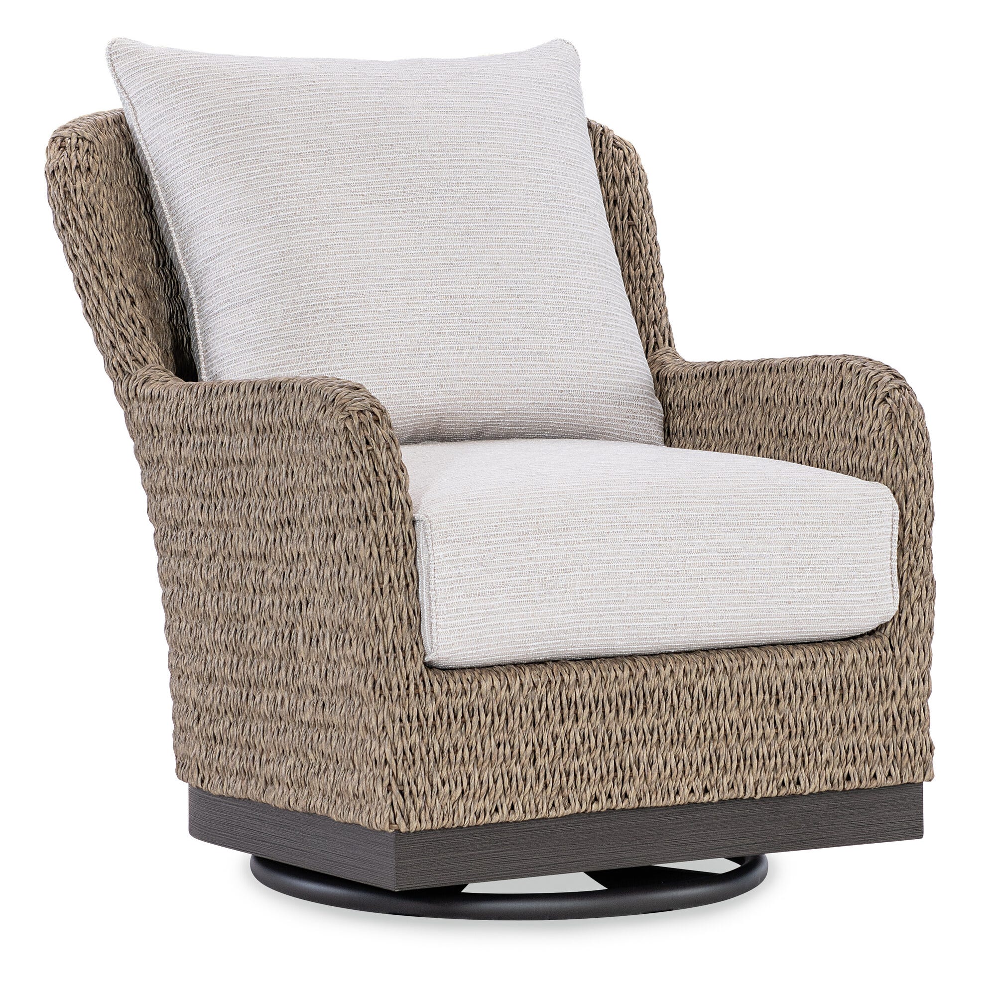 Seychelles Swivel Glider Club Chair in Poros Dune (D) 1 Seychelles Swivel Glider Club Chair in Poros Dune (D)
