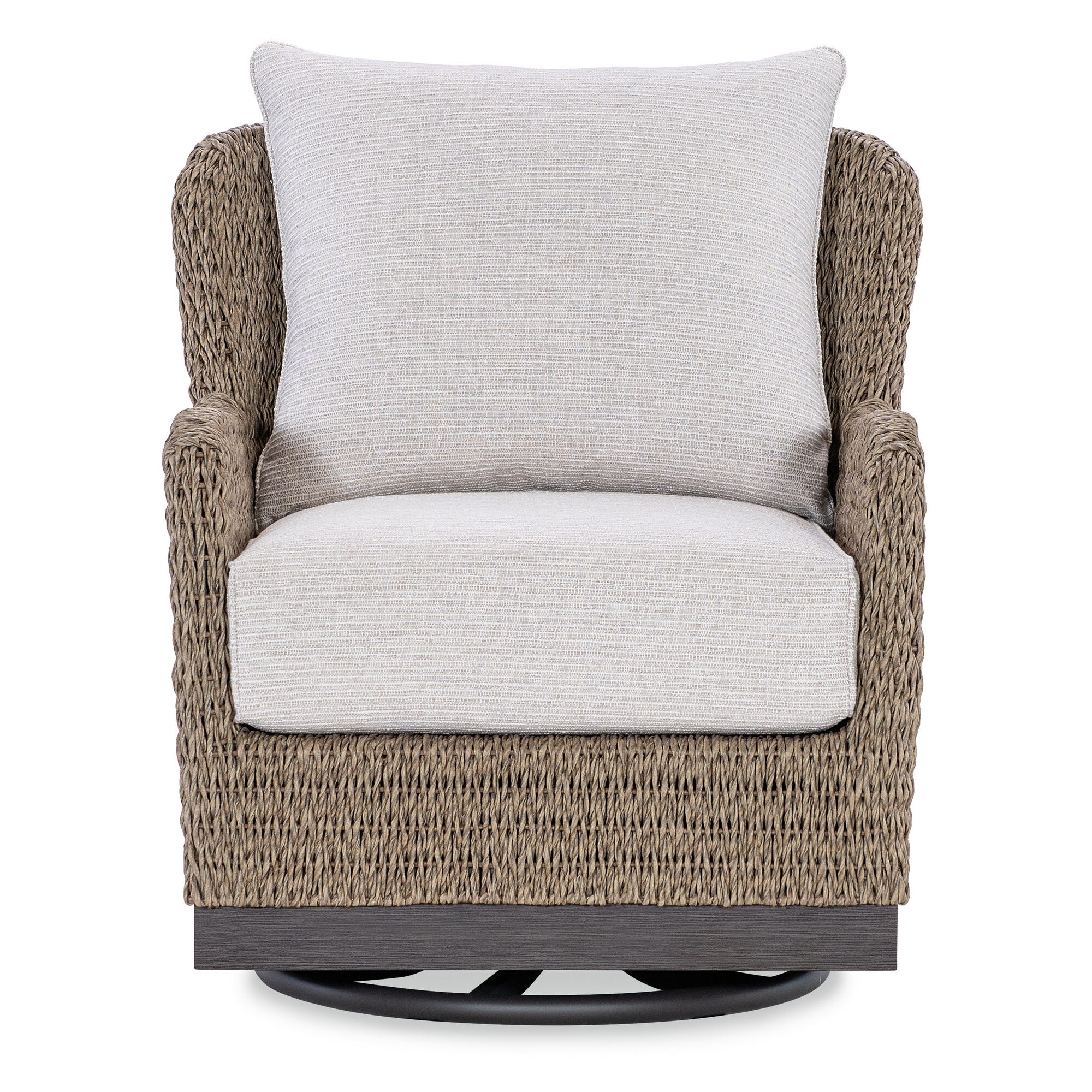 Seychelles Swivel Glider Club Chair in Poros Dune (D) 2 Seychelles Swivel Glider Club Chair in Poros Dune (D) - Image 2