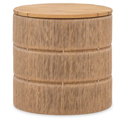 Avalon Wicker Storage End Table