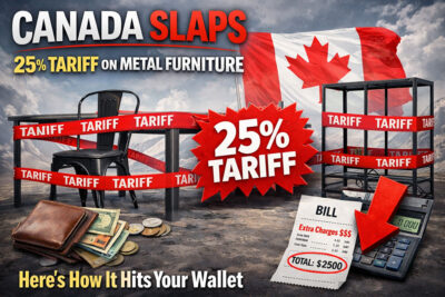 Canada Slaps 25% Tariff on Metal Furniture—Here's How It Hits Your Wallet Metal Tariffs FurnishMyHome