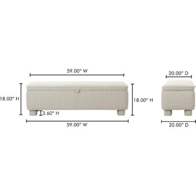 Ichigo Storage Bench OA-1004-29 OA 1004 29 70