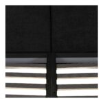 Zeppelin King Bed Heather Black OA-1006-02-0 OA 1006 02 0 06