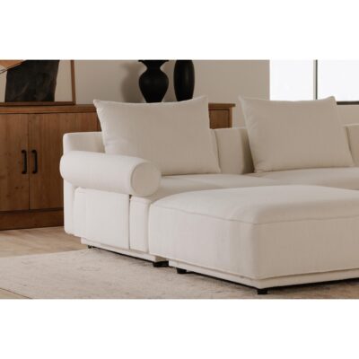 Rosello Ottoman White 11 Rosello Ottoman White OA-1012-18 OA 1012 18 30