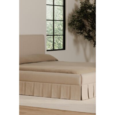 Maren Queen Bed Beige OA-1015-34-0 OA 1015 34 0 30