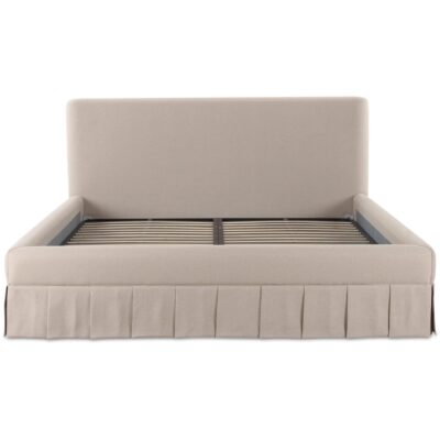 Maren Queen Bed Beige OA-1015-34-0 OA 1015 34 0 Maren Qbed front shadsilo