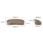 Cove Outdoor Sofa Taupe OA-1021-39 OA 1021 39 70