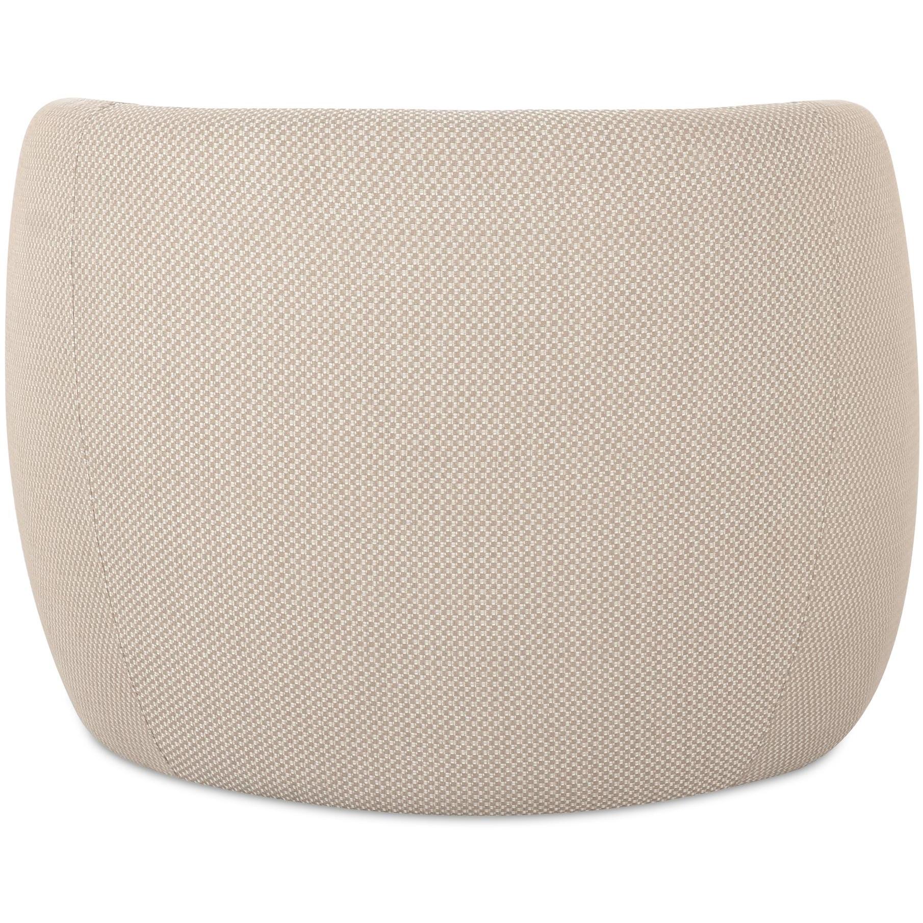 Rae Outdoor Accent Chair Beige Check 4 Rae Outdoor Accent Chair Beige Check - Image 4