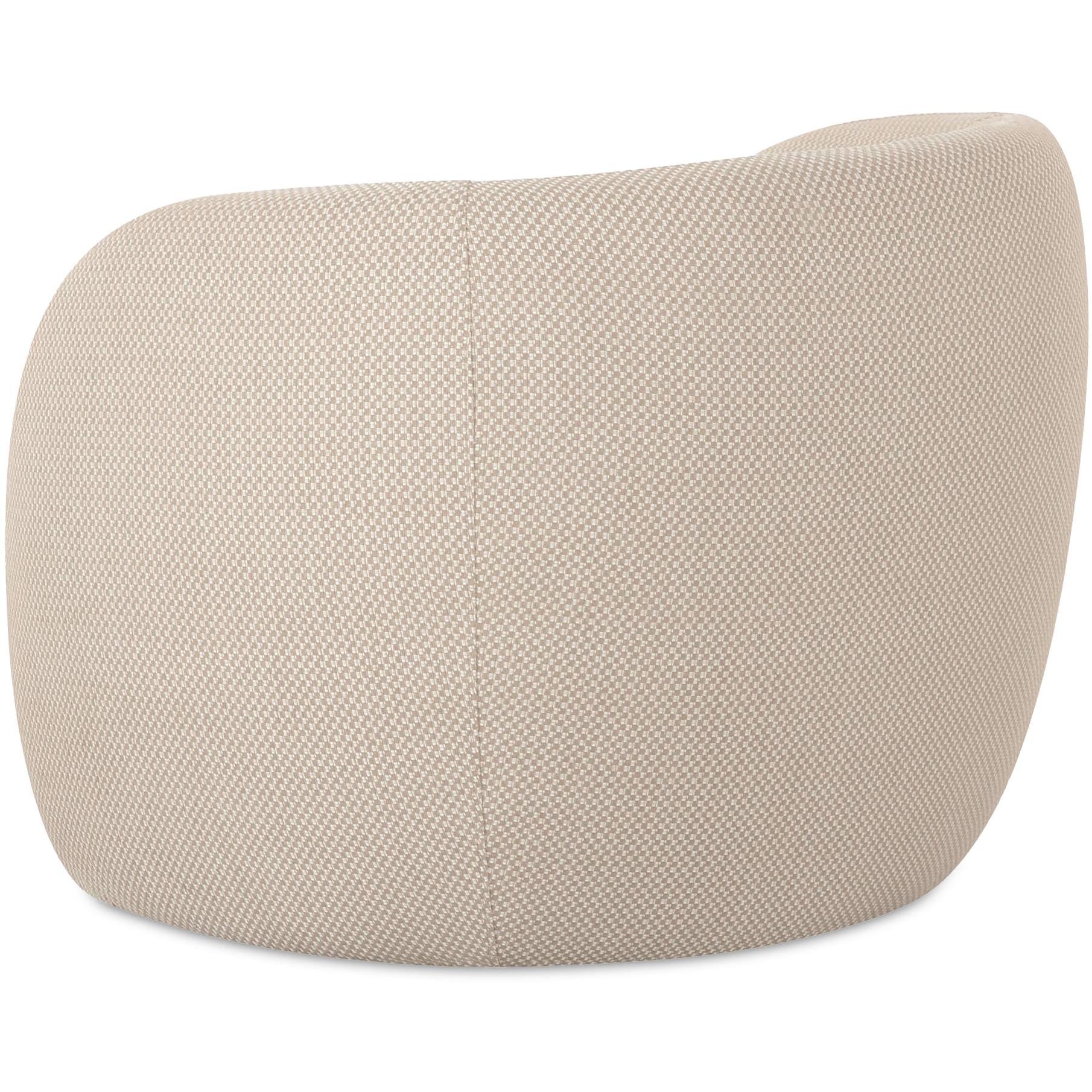 Rae Outdoor Accent Chair Beige Check 2 Rae Outdoor Accent Chair Beige Check - Image 2