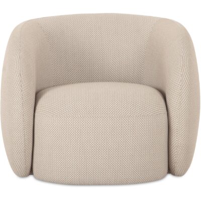 Rae Outdoor Accent Chair Beige Check