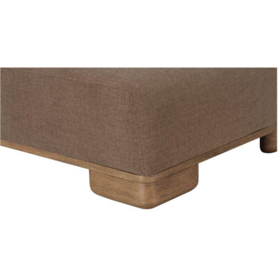 June Ottoman Dark Brown OA-1033-20 OA 1033 20 June closeup shadsilo