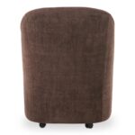 Drava Rolling Dining Chair Dark Brown OA-1034-20 OA 1034 20 03