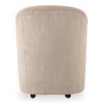 Drava Rolling Dining Chair Beige OA-1034-34 OA 1034 34 03