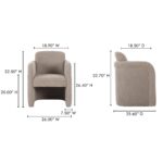 Mesto Rolling Dining Chair Taupe OA-1035-39 OA 1035 39 70
