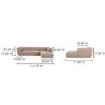 Zandro Sectional Right OA-1036-34-R-0 OA 1036 34 R 0 70