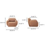 Hazel Lounge Chair Copper OA-1043-42 OA 1043 42 70