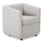 Jane Rolling Dining Chair Oatmeal OA-1044-34 OA 1044 34 01
