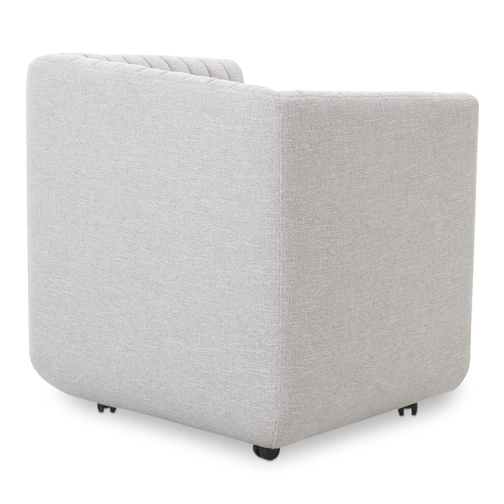 Jane Rolling Dining Chair Oatmeal - Image 5