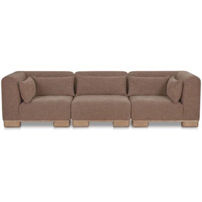 June Modular Sofa Dark Brown