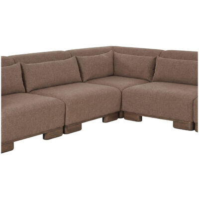 June Lounge Modular Sectional Dark Brown 13 June Lounge Modular Sectional Dark Brown OA-1046-20 OA 1046 20 June closeup shadsilo