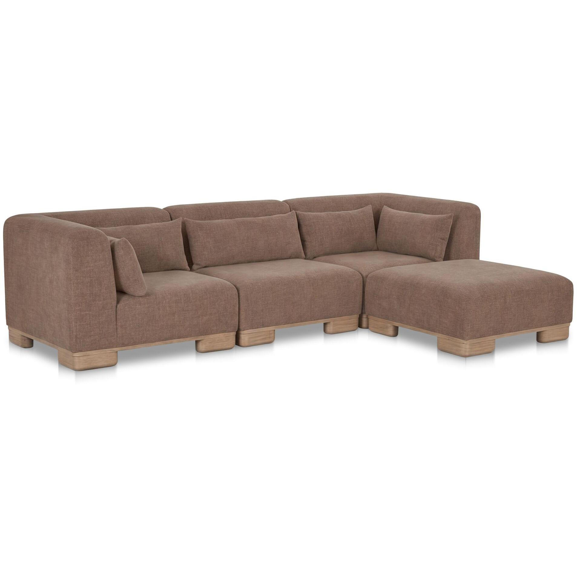 June Lounge Modular Sectional Dark Brown 3 June Lounge Modular Sectional Dark Brown - Image 3
