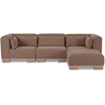 June Lounge Modular Sectional Dark Brown