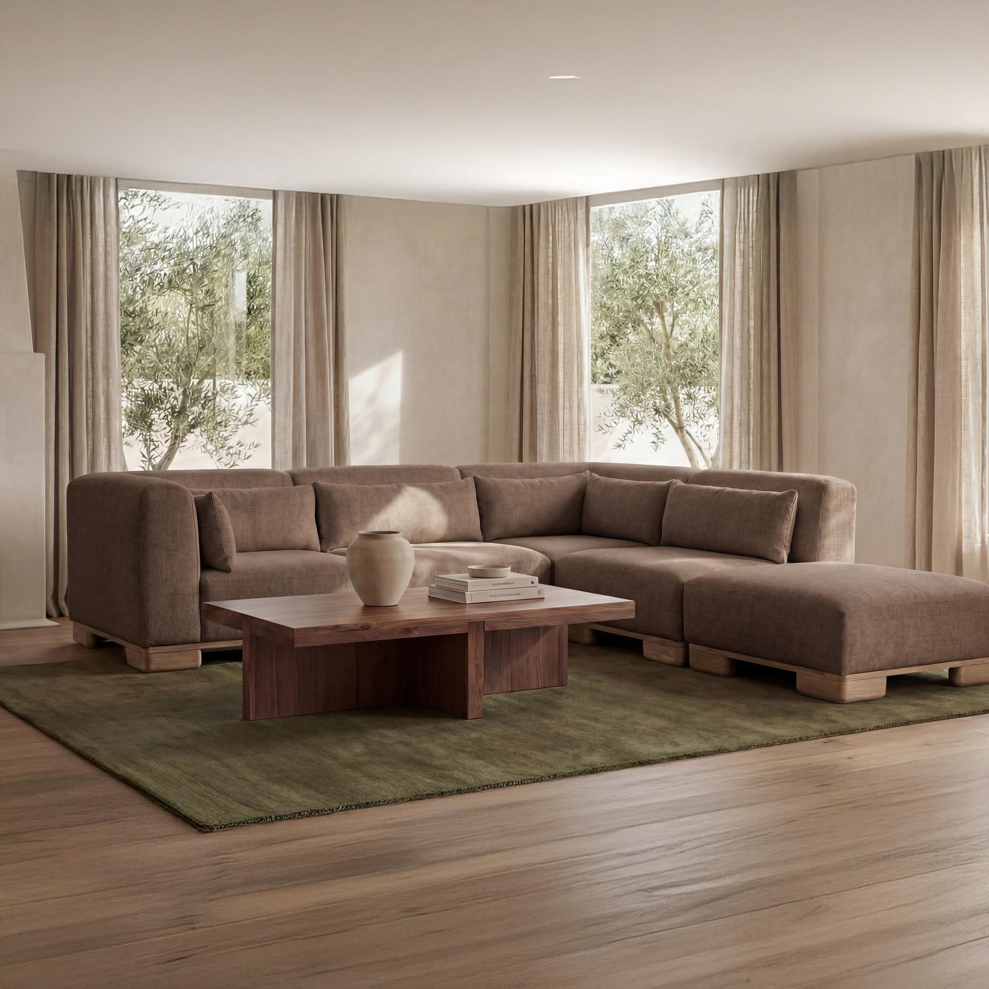 June Dream Modular Sectional Dark Brown 2 June Dream Modular Sectional Dark Brown - Image 2