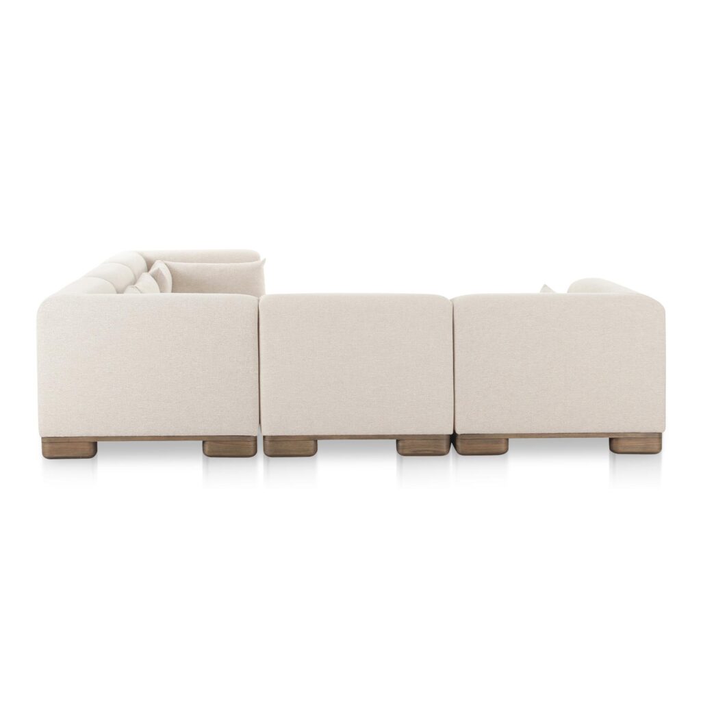June Classic L-Shaped Modular Sectional Oatmeal - Image 6