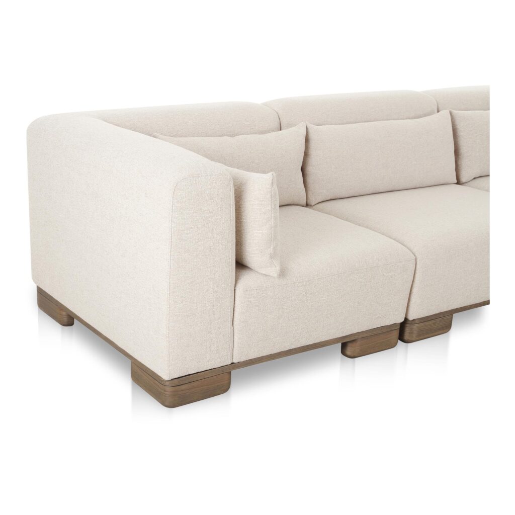 June Classic L-Shaped Modular Sectional Oatmeal - Image 8
