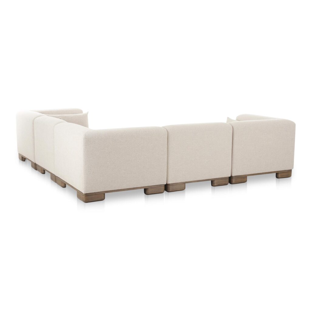 June Classic L-Shaped Modular Sectional Oatmeal - Image 2