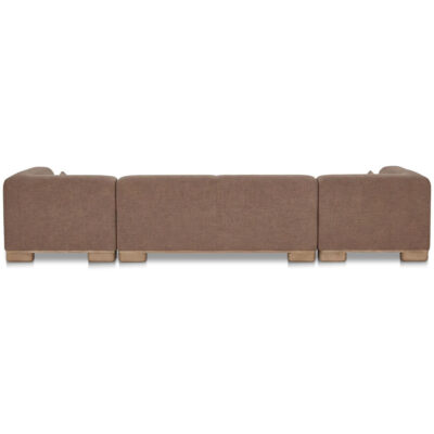 June U Shaped Modular Sectional Dark Brown OA-1049-20 OA 1049 20 June back shadsilo