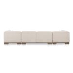 June U Shaped Modular Sectional Oatmeal OA-1049-34 OA 1049 34 June back silo