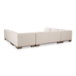 June U Shaped Modular Sectional Oatmeal OA-1049-34 OA 1049 34 June diagR back silo