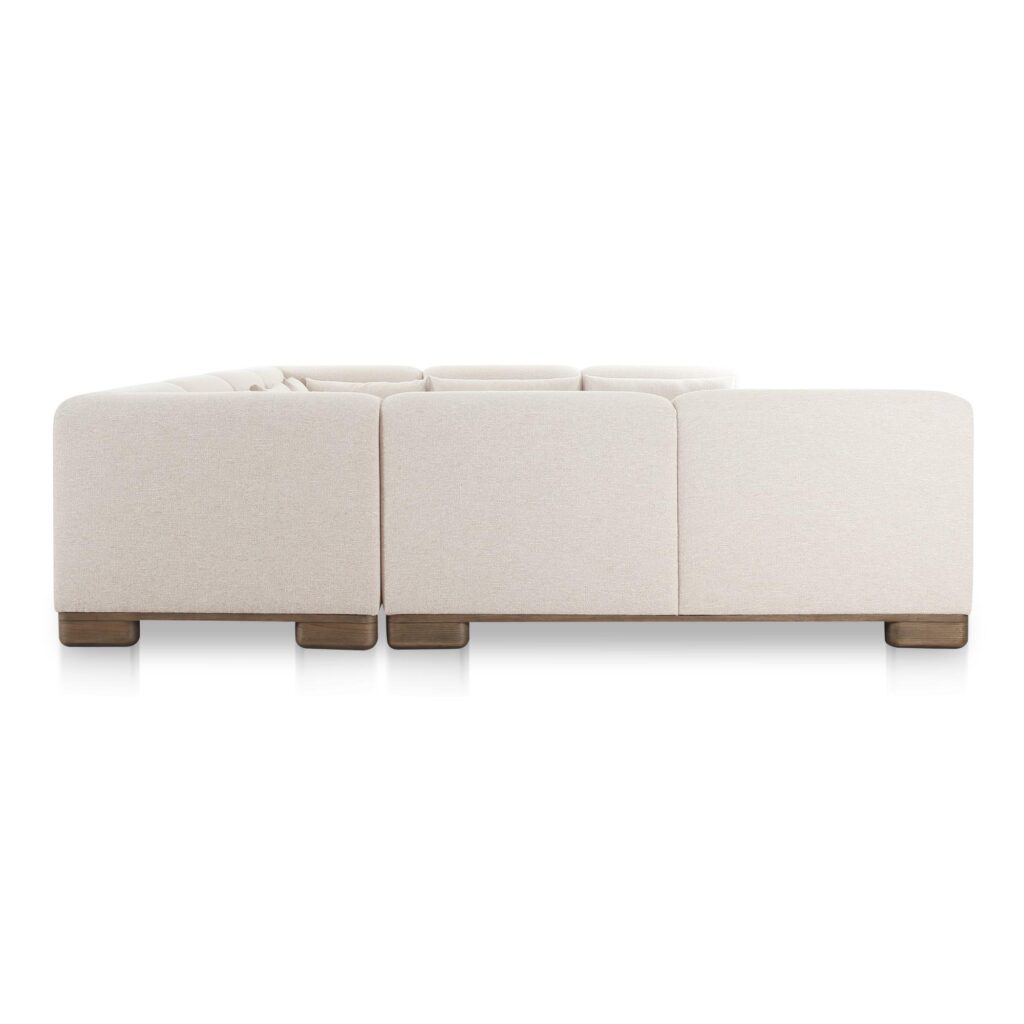 June U Shaped Modular Sectional Oatmeal - Image 3