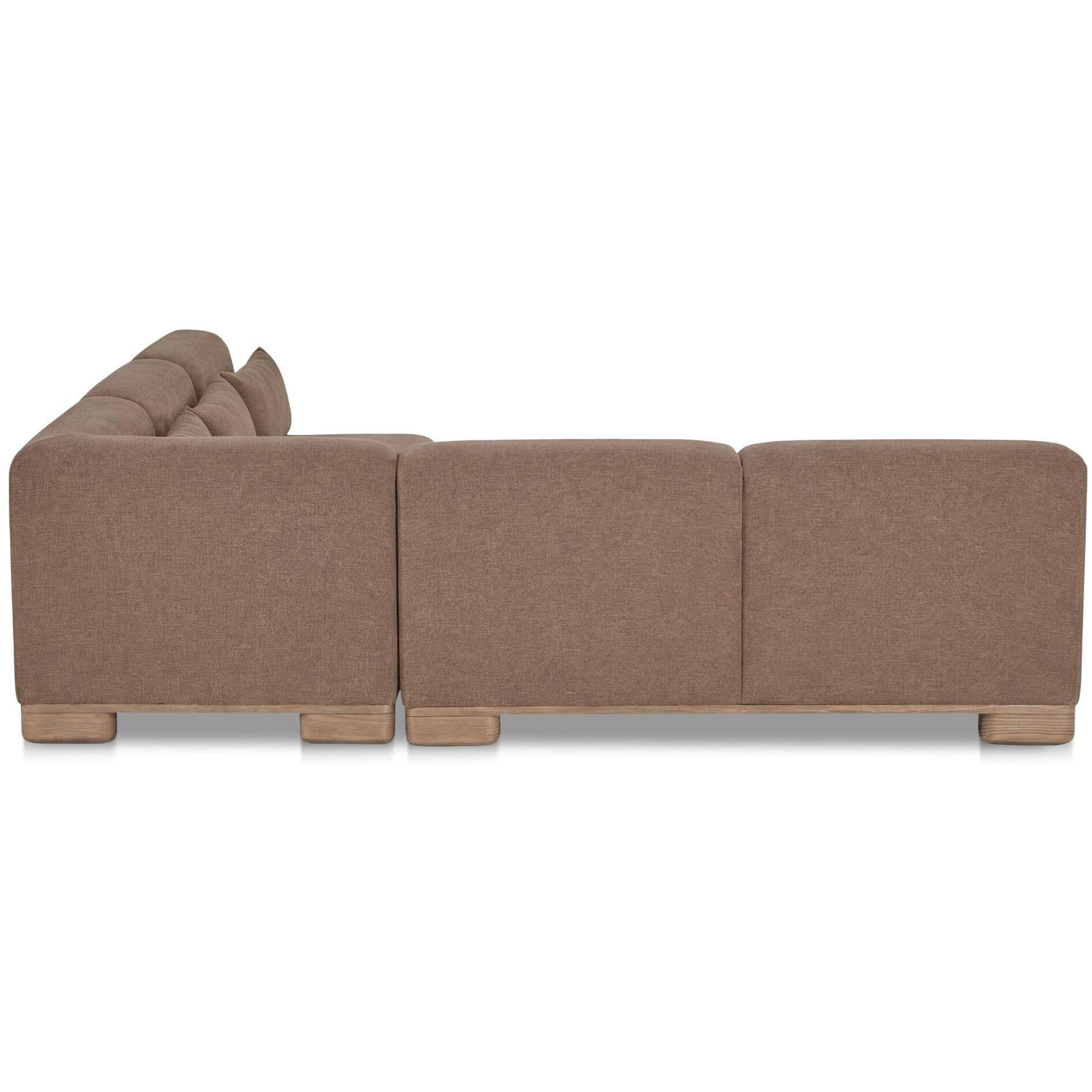 June Corner Modular Sectional Dark Brown 4 June Corner Modular Sectional Dark Brown - Image 4