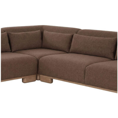 June Corner Modular Sectional Dark Brown 11 June Corner Modular Sectional Dark Brown OA-1050-20 OA 1050 20 June closeup shadsilo