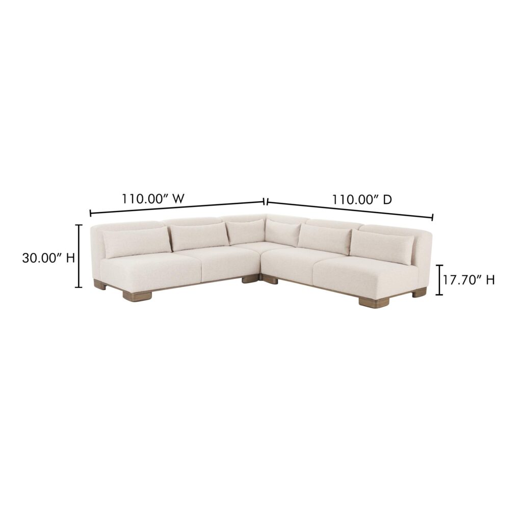June Corner Modular Sectional Oatmeal - Image 9