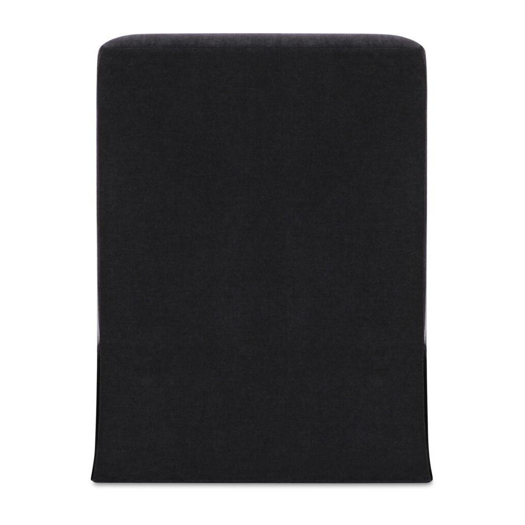 Lydia Slipcover Dining Chair Black 4 Lydia Slipcover Dining Chair Black - Image 4