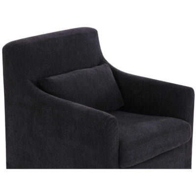 Lydia Slipcover Dining Chair Black 12 Lydia Slipcover Dining Chair Black OA-1051-02 OA 1051 02 Lydia closeup shadsilo